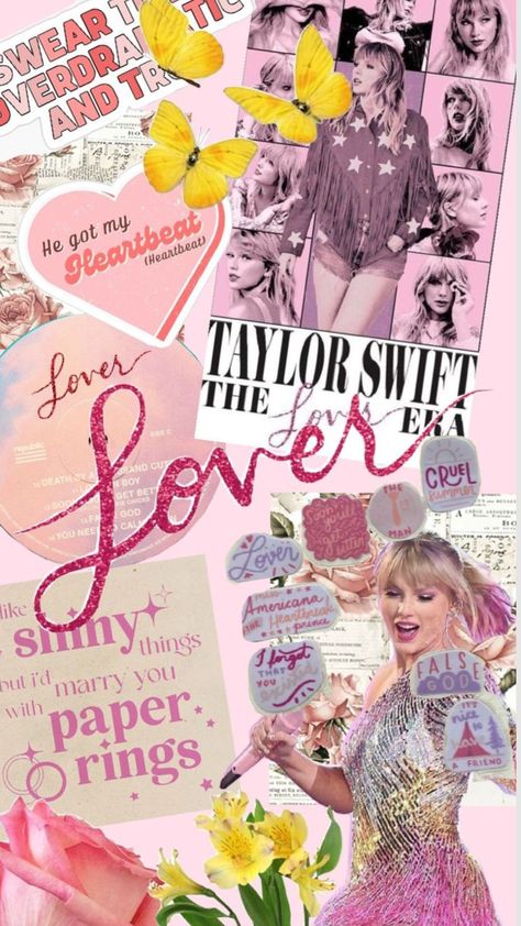 #taylorswift #lover Lover Taylor Swift Aesthetic Wallpaper Collage, Lover Collage Taylor Swift, Taylor Swift Albums Collage, Taylor Swift Collages, Taylor Swift Lover Collage, Lover Wallpaper Taylor Swift, Taylor Swift Collage Wallpaper, Lover Taylor Swift Wallpaper, Lover Collage