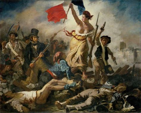 Liberty Leading The People, Thomas Carlyle, Revolution Art, Eugène Delacroix, Tableaux Vivants, European Paintings, French Revolution, Historical Novels, European History