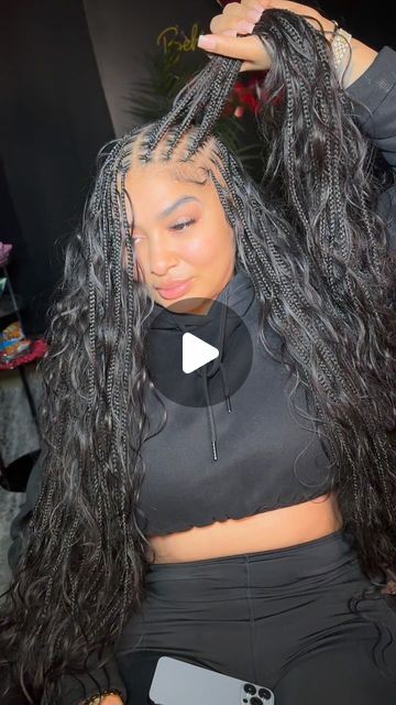 3.5 HOUR KNOTLESS on Instagram: "Joie Chavis ! X (1) bundle of extra curls body wave look 😍😘

Shop bundles ! This style was created using (2) bundles of 18’ body wave ! 

** BOOK THIS LOOK UNDER JOIE CHAVIS x ADD HUMAN HAIR TO THE ENDS** 

Click the link in bio for PRICES & AVAILABILTY✨✨
•
•
•
•
•
#atlbraider #braidsatlanta  #neatbraids #synergysuites #atlnaturalhairstylist #atlantabraids #braidsatlanta #bohoknotless #goddessknotless #atlantahairstylist #atlanta #boxbraids #braids #braidstyles #braidsatl #braidsatlanta  #atlbraider #atlantabraider #knotlessbraids #knotless #goddessknotlessbraids #kidsbraids #kidsbraidstyles" Joie Chavis, Natural Hair Stylists, Kids' Braids, May 7th, Body Wave, Braid Styles, Box Braids, Click The Link, Hair Stylist