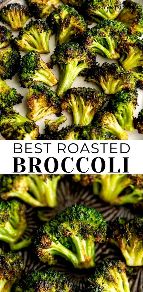 Best Roasted Broccoli, Oven Roasted Broccoli, Roasted Broccoli Recipe, Broccoli Recipe, Best Oven, Roasted Vegetable Recipes, Roasted Broccoli, God Mat, Healthy Sides