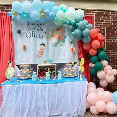 Wonderful Birthday Theme, All The Wonderful Things You Will Be Party, It’s A Onederful Life Birthday, Wonderful World Birthday, What A Wonderful World Birthday Party, Garden Party Birthday, 1st Birthday Party Themes, Baby Boy 1st Birthday, Baby Birthday Party