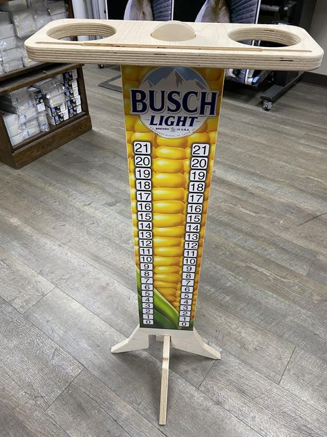 Busch Light Gifts, Cornhole Board Wraps, Busch Light, Light Gifts, Vinyl Graphics, Cornhole Set, Cornhole Boards, Baltic Birch Plywood, Mug Design