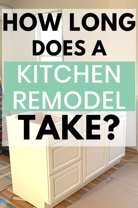 How long does a kitchen remodel take Kitchen Renovation Cost, Small Home Remodeling, Small Kitchen Renovations, House Under Construction, Old Home Remodel, Kitchen Remodel Cost, Long Kitchen, Diy Kitchen Renovation, Kitchen Remodel Before And After