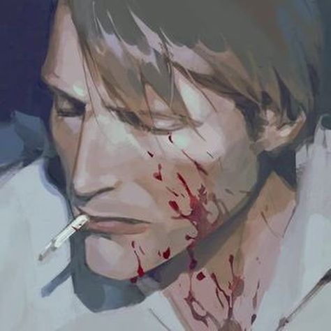 Hannibal Series, Nbc Hannibal, Online Comics, Will Graham, Hannibal Lecter, Mads Mikkelsen, Arte Inspo, Art Tutorials Drawing, Drawing Inspiration