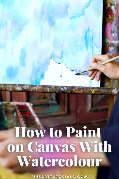 In this guide, find the best watercolour canvases, how to paint with watercolour on canvas and how to prepare a regular canvas for watercolour painting if you want to try it yourself. #watercolorcanvas #canvaswatercolor #canyoupaintoncanvaswithwatercolor #watercolouroncanvas #watercolorpaper #watercolorsurface #watercolorpainting #watercolormaterials #paintingsupplies #paintingcanvas #watercolorsupplies Watercolour On Canvas, Watercolor Paintings For Beginners, Diy Watercolor Painting, Watercolour Inspiration, Watercolor Paintings Easy, Watercolor Painting Techniques, Watercolor Images, Diy Watercolor, Watercolor Art Lessons