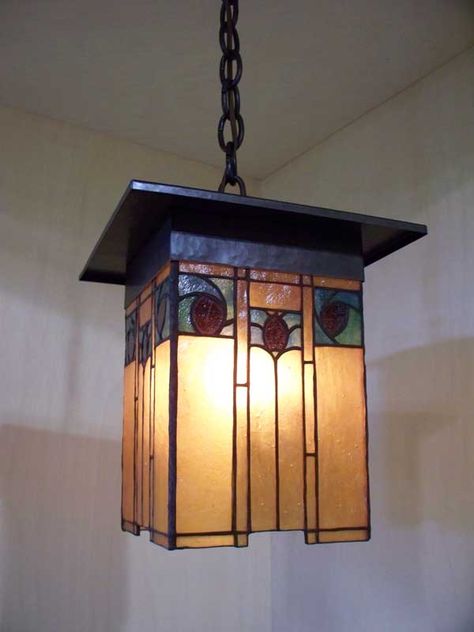 arts+and+crafts+style+artwork | arts and crafts style lantern with hammered copper and art glass Arts And Crafts Style, Lamp Hanging, Stained Glass Panels, Glass Panels, Light Fixture, Art Glass, Stained Glass, Hand Crafted, Arts And Crafts