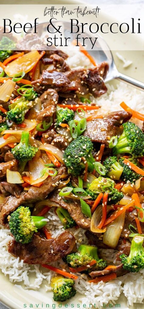 Beef Broccoli Stir Fry, Easy Beef And Broccoli, Beef Stir Fry Recipes, Beef Broccoli, Asian Stir Fry, Beef And Broccoli, Cowboy Caviar, Broccoli Stir Fry, Fried Beef