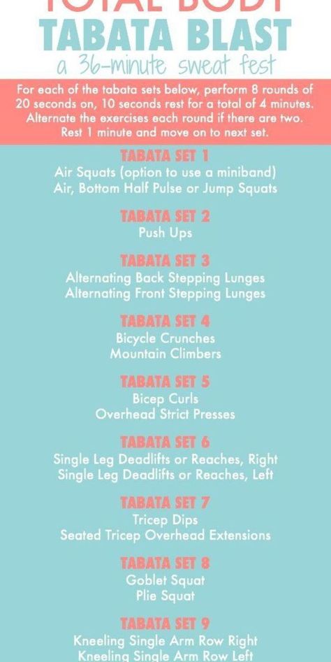 Tabata Weights Workout, Body Weight Tabata Workout, Tabata Strength Workouts, 30 Minute Tabata Workout, Tabata Lower Body Workout, Tabata Core Workout, Full Body Tabata Workouts, Tabata Workouts With Weights, Tabata Workouts For Beginners