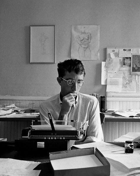 Typewriter, A Man, Persona, Literature, Desk