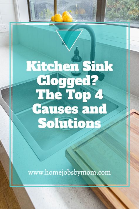 Kitchen Drain Clogged, Diy Clogged Sink, How To Unstop A Kitchen Sink, Clogged Kitchen Sink Unclogging Drains, Clogged Sink Drain Kitchens, Sink Drain Plumbing, Unclog Kitchen Sink, Clogged Kitchen Sink, Clogged Garbage Disposal