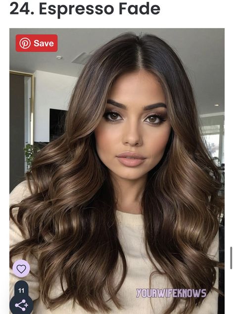 Hair Color For Olive Skin Tone, Hazel Eyes Hair Color, Olive Skin Tone, Fall Hair Color For Brunettes, Olive Skin, Let Your Hair Down, Dark Brown Eyes, Hazel Eyes, Fall Hair Color