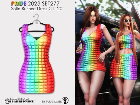 Pride 2023, Blue Clothes, Cat Hoodie, Sims Community, Summer Set, The Sims4, Sims 4 Cc, Sims 4 Custom Content, The Sims Resource