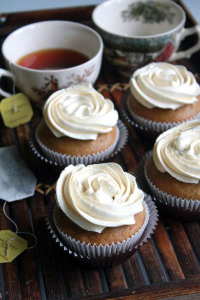 Tea Cupcake, Tea Cup Cake, Grey Tea, Earl Grey Tea, Earl Gray, A Cup Of Tea, Earl Grey, Tea Cakes, Tea Recipes