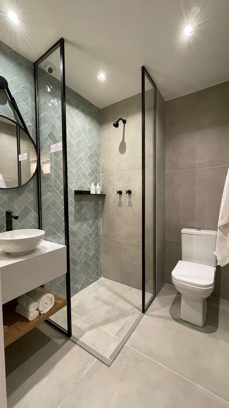 1.5x1.5 Bathroom Layout, Shower Next To Sink, Bathroom 2m X 1.5m, Small Square Bathroom, Corner Shower Bathroom, Small Ensuite Ideas, Wetroom Ideas, Bathroom Rehab, Small Bathroom Interior