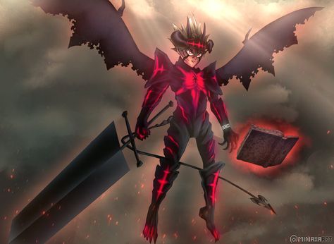 Black Clover Asta Full Demon, Deadpool Drawing, Supernatural Crossover, Nba Uniforms, Clover Wallpaper, Anime High School, Bleach Fanart, Natsu Dragneel, Black Clover Anime