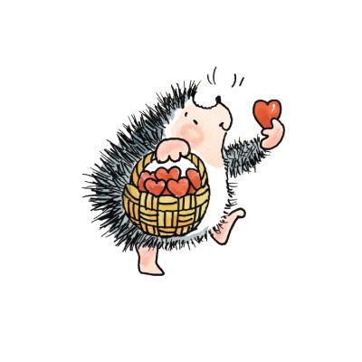 heart hedgehog basket Penny Black Hedgehog, Black Hedgehog, Hedge Hogs, Maus Illustration, Penny Black Design, Keyword Search, Hedgehog Drawing, Hedgehog Illustration, Watercolor Valentine