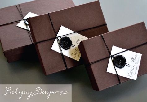 packaging Jewelry Atelier, Mayhem Band, Place Branding, Nice Packaging, Packaging Idea, Honey Packaging, Seal Wax, Black Packaging, Gift Wrapping Inspiration