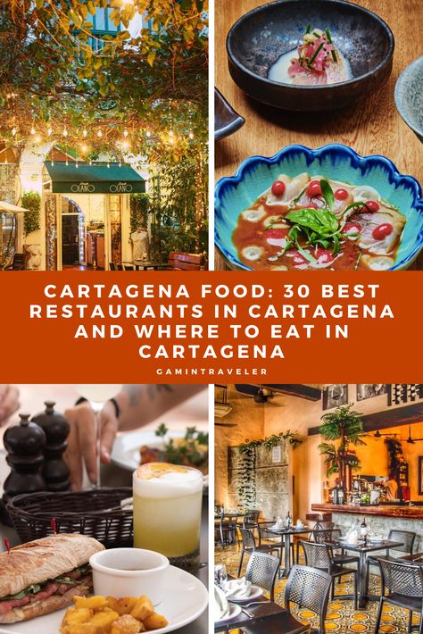 Cartagena Colombia Restaurants, Cartagena Restaurants, Cartagena Colombia Travel, Cartagena Spain, South America Travel Itinerary, Colombia Travel Guide, Trip To Colombia, Visit Colombia, Dinner Places