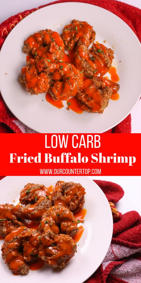 These #lowcarb buffalo shrimp are deep fried, #keto, and easy! The recipe is perfect for busy nights. Keto Buffalo Shrimp, Hooters Buffalo Shrimp Recipe, Buffalo Shrimp Salad, Keto Supper, Buffalo Shrimp Recipes, Keto Entrees, Buffalo Shrimp, Keto Seafood, Shrimp Salad Recipes