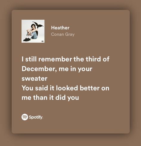 ᶻz﹒＞＜﹑heather ;; 3rd December Heather, 3rd Of December Heather, 3rd Of December, December 3rd, Conan Gray, Secret Santa, Heathers, Writing, Quick Saves