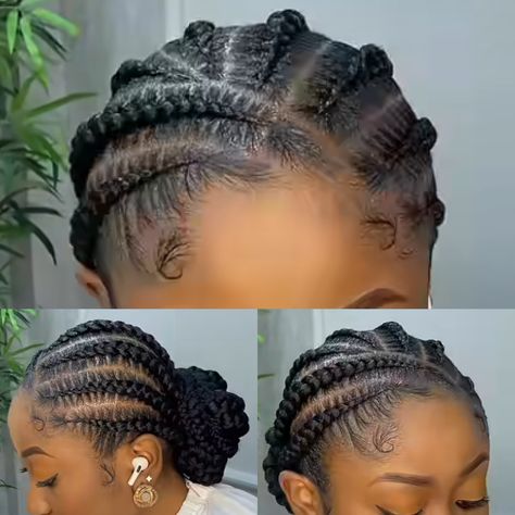 Woman Cornrows Natural Hair, Issa Rae Cornrows, No Extension Cornrows, Elegant Cornrows Black Women, Medium Cornrows Braids For Black Women, All Back And Base Hairstyle, Simple Black Hairstyles Braids, Nice Cornrows Hairstyles, Cornrow Parting