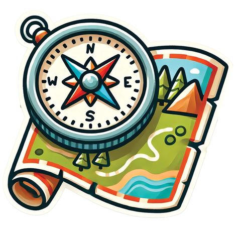 Set out on your next adventure with this playful vinyl sticker featuring a detailed map and compass illustration. Perfect for travellers, hikers, and explorers, this design brings together the essentials for navigation in the great outdoors. The colorful, whimsical style makes this sticker a fun and practical addition to your collection. Product Details: Size: Approximately 2 inches (5 cm) on the longest side Material: High-quality, durable vinyl that is waterproof and weather-resistant Finish: Geography Stickers, Compass Illustration, Map Sticker, Whimsical Style, Siding Materials, Detailed Map, Whimsical Fashion, Great Outdoors, The Great Outdoors