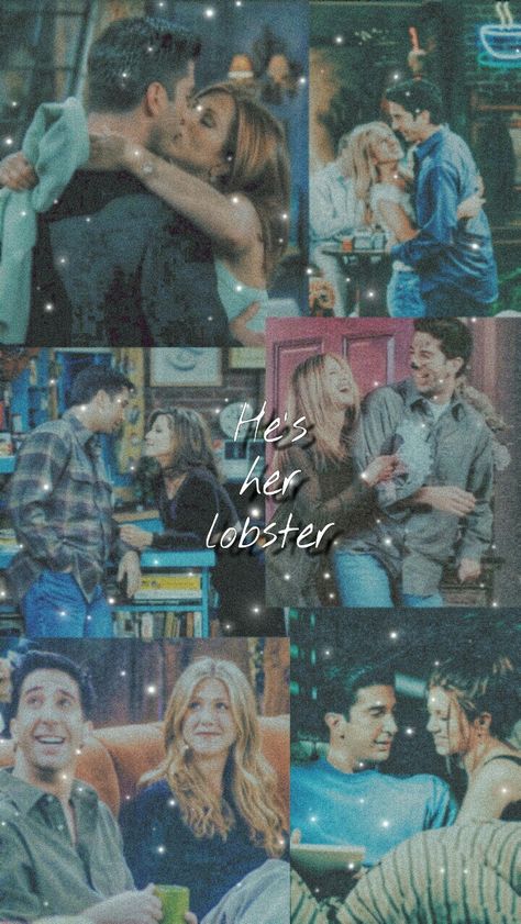 He Is Her Lobster, Hes Her Lobster, Ross And Rachel, Friends Wallpaper, Friends Tv Show, Friends Tv, Aesthetic Collage, Pattern Wallpaper, Tv Shows