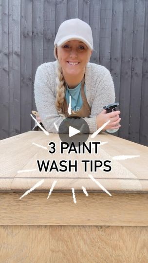 155K views · 1.9K reactions | 📌 Remember to save this post so you can come back to it  later📌 

⬇️ Here’s why you should use all 3 of these tips when paint washing your furniture for a winning finish 🥇 ⬇️ 

1️⃣ Make sure your wood 🪵 is stripped back to bare wood and beautifully smooth ♥️ before applying any paint wash ✅ 

After removing all of the old varnish or stain, smooth off with a high grit sandpaper 120/240 grit or ultra fine sanding fleece. This will help for a more smoother to touch finish 🫳

These steps can make such a big difference on the over all finish ⬆️🙌🙌

2️⃣ paint wash in sections

Paint on the paint wash ( 70% water 💦 30% paint 🎨 ) and wipe straight back off . By working in sections this will help to stop it drying out before wiping it off so you can see the woo Paint Wash, Painting Old Furniture, Painting Wooden Furniture, Painted Bedroom Furniture, Transforming Furniture, Painting Wood Furniture, Furniture Painting Techniques, Furniture Update, Wood Shop Projects