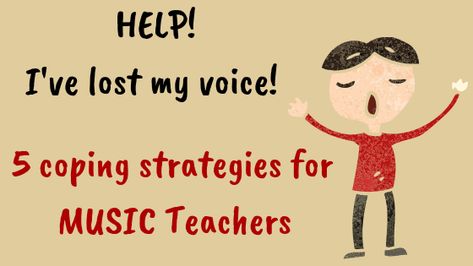 Lost Voice, Listening Activities, Nonverbal Communication, Before School, Music Teachers, Singing Lessons, Water Intake, Music Blog, Music Classroom