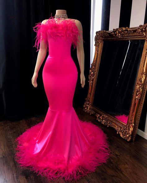 Hot Pink Prom Dress, Girly Outfit, Outfit Birthday, Prom Dress Evening, Pink Mermaid, Pearl Pink, Pink Prom, فستان سهرة, Ink Blue