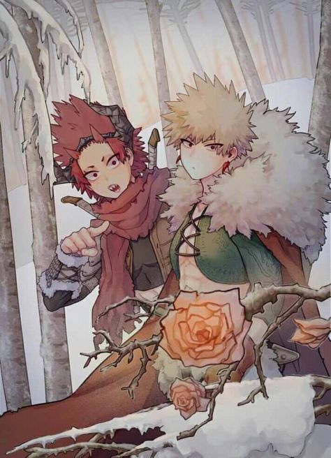 Fantasy Kiribaku, Kiri Baku, Fantasy Au, Kirishima Eijirou, Buko No Hero Academia, Boku No Hero Academia Funny, Fantasy Series, My Hero Academia Episodes, Hero Academia Characters