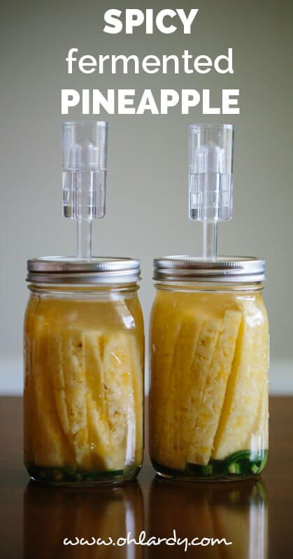 Fermented Pineapple, Pineapple Recipe, Fermented Veggies, Fermented Pickles, Fermentation Recipes, Pineapple Recipes, Fermented Vegetables, Fermented Drink, Probiotic Foods