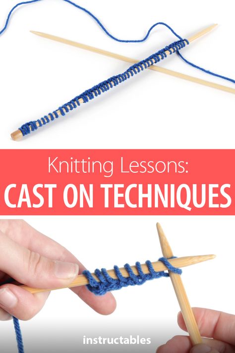 How To Knit Cast On, Longtail Cast On Knitting, Knit Cast On, Casting On Knitting Easy, How To Cast On Knitting, Cast On Knitting Tutorials, Cast On, Knit Stitches For Beginners, Weekend Creative