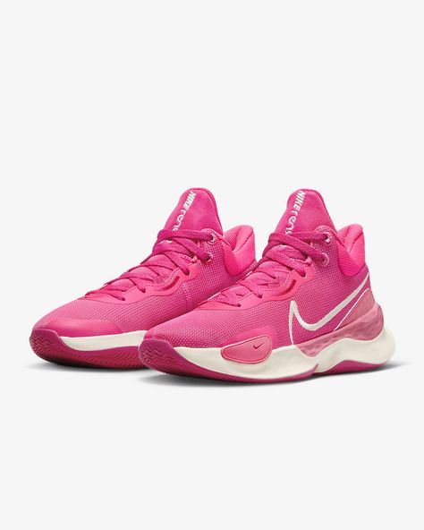 Nike Renew Elevate 3, Bb Shoes, Pink Basketball Shoes, Best Volleyball Shoes, New Basketball Shoes, Nike Volleyball, Pink Basketball, Girls Basketball Shoes, Jordan Basketball Shoes