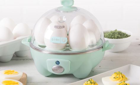 Dash 7-Egg Everyday Egg Cooker Pampered Chef Egg Cooker, Egg Cookers, Perfect Eggs, Egg Cooker, Soft Boiled Eggs, How To Make Breakfast, Hard Boiled, How To Cook Eggs, Poached Eggs