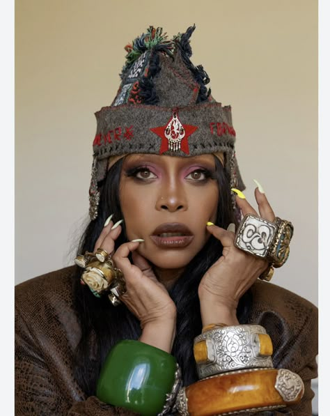 Eryka Badu, Erykah Badu Style, Mos Def, Instagram Queen, Erykah Badu, Kodak Black, Culture Magazine, Queen Latifah, Lil Durk