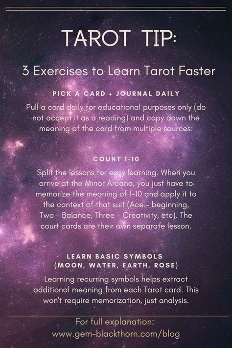 My students are not just new to Tarot, they’re new to the occult, and that can present some challenges. The following exercises are meant to immerse you into Tarot and its symbolism in the hopes that you will gain a deep understanding of all the cards. Remember, that these are exercises are not Tarot readings. Card pulls are for educational purposes only when you're starting out. What Are Tarot Cards, Tarot Reading Spreads, Unique Tarot Decks, Tarot Interpretation, Learn Tarot, Tarot Cards For Beginners, Learning Tarot Cards, Tarot Magic, Tarot Guide