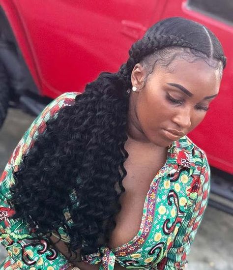 Side Ponytail Hairstyles, Low Ponytail Hairstyles, Stylish Ponytail, Weave Ponytail Hairstyles, Weave Ponytail, Side Ponytail, Braided Ponytail Hairstyles, Pelo Afro, Hair Ponytail Styles