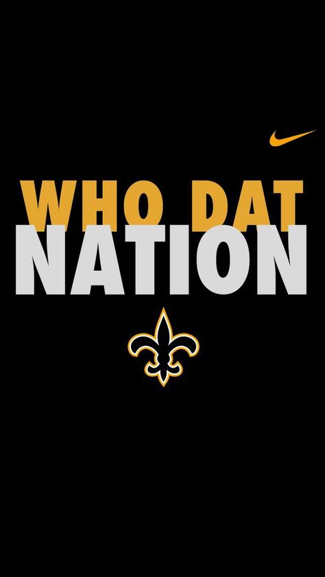 New Orleans Saints Wallpaper, Saints Wallpaper, Saints Logo, New Orleans Saints Logo, Nfl Saints, Nfl Football Art, New Orleans Saints Football, Saints Football, Who Dat