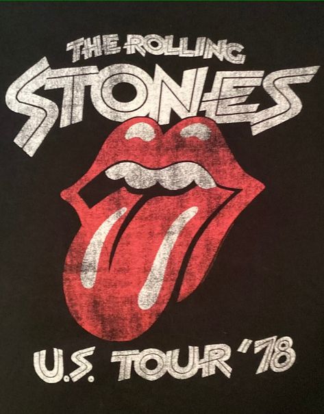 "lived in" ROLLING STONES U.S. TOUR '78 Small T-shirt 100% cotton. Rolling Stones T-shirt, Hannah Core, Music Concert Posters, 80's Music, 80s Shirts, Music Concert, Concert Posters, Phoenix Az, Rolling Stones