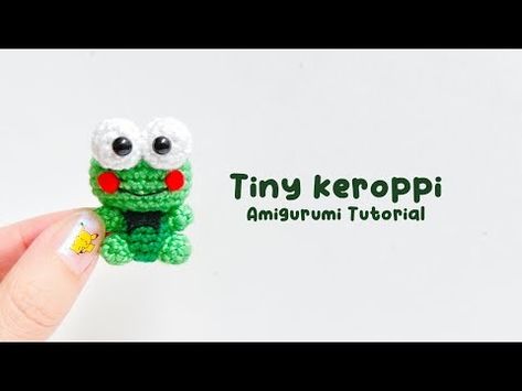 (59) Tiny Keroppi Amigurumi Crochet Tutorial | Step by Step | FREE PATTERN - YouTube Keroppi Crochet, Crochet Tutorial Step By Step, Amigurumi Crochet, Crochet Tutorial, Hello Everyone, Crochet Amigurumi, Free Pattern, Step By Step, Amigurumi