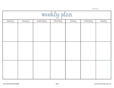 Free 7 Day Weekly Schedule Template Example Cluttered House, Free Printable Weekly Calendar, Blank Weekly Calendar, Daily Calendar Template, Marketing Calendar Template, Weekly Calendar Template, Weekly Schedule Printable, Weekly Planner Free Printable, Blank Monthly Calendar