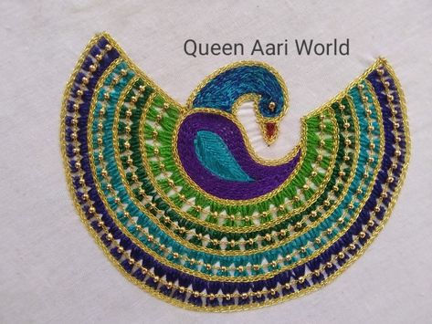 Aari Work Water Filling Tracing Patterns, Stencil Patterns Aari Work, Butterfly Stitches In Aari Work, Sheaf Stitch Embroidery Design Picture, Aari Work Images, Stripped Leaf Stitch Design In Aari, Pistil Stitch Embroidery Designs, Honey Comb Stitch In Aari, Water Filling Stitch Design