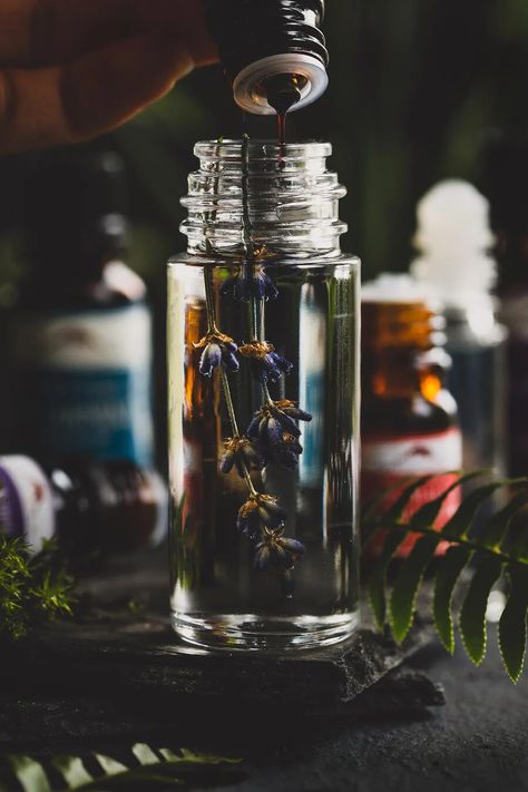 Herbalism Aesthetic, Witch Oils, Natural Nausea Remedies, Lemon Balm Essential Oil, Herbalist Shop, Palmarosa Essential Oil, Remedies For Nausea, Botanical Perfume, Mountain Rose Herbs