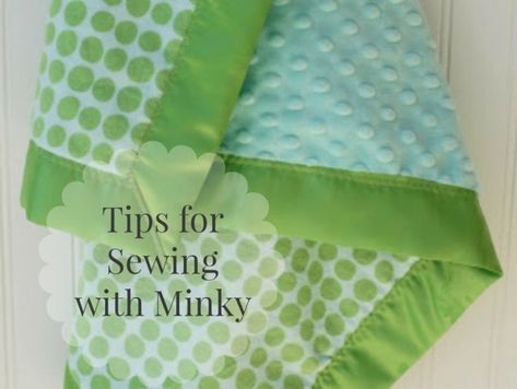 Tips and Tricks for Sewing with Minky Fabric Sewing With Minky, Tips For Sewing, Diy Bebe, Sew Ins, Costura Diy, Baby Sewing Projects, Beginner Sewing Projects Easy, Minky Baby Blanket, Leftover Fabric