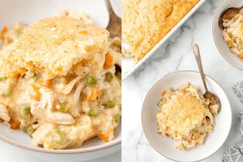 Delicious Red Lobster Cheddar Bay Biscuit Chicken Casserole Red Lobster Cheddar Bay Biscuits, Biscuits Casserole, Cheesy Biscuit, Cheddar Bay Biscuits, Red Lobster, Easy Healthy Meal Prep, Coleslaw Recipe, Chicken Recipes Casserole, Chicken Casserole