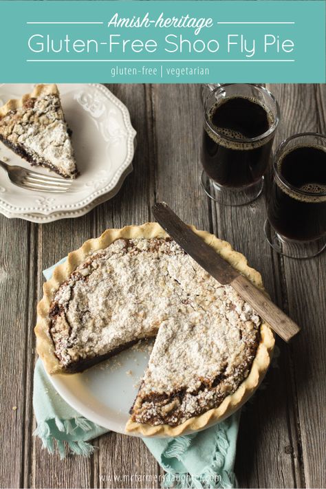 Amish Shoo Fly Pie - Gluten-free Shoo Fly Pie Recipe, Shoo Fly Pie, Cranberry Almond Chicken Salad, Lemon Meringue Cookies, Baked Ranch Chicken, Dessert Pie, Breakfast Crepes, Pie Pie, Gf Baking