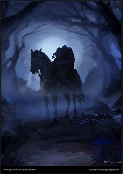 Legend of Sleepy Hollow Headless Horseman The Horseman, The Headless Horseman, The Legend Of Sleepy Hollow, Legend Of Sleepy Hollow, Dark Castle, Hollow Art, Headless Horseman, Halloween Artwork, Horror Movie Art