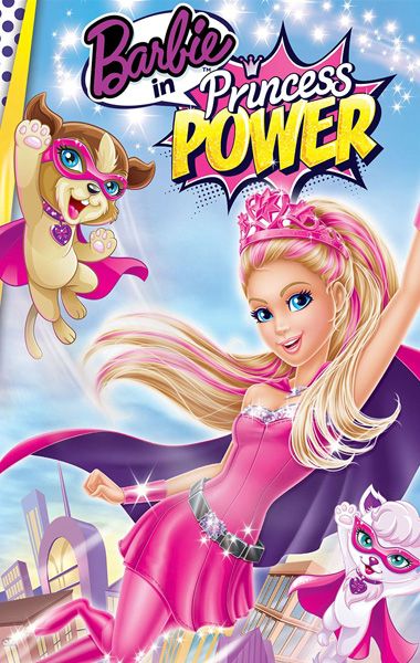 Barbie In Princess Power Genre: Animation Rating: G Starring: Rebecca Husain, Patrica Drake, Britt Irvin Synopsis: Barbie stars as Kara, a modern-day princess with an everyday life. One day, after being kissed by a magical butterfly, Kara soon discovers she has amazing super powers allowing her to transform into Super Sparkle, her secret, crime-fighting alter ego who flies around the kingdom ready to save the day! Britt Irvin, Barbie Princess Power, Barbie Movies List, Film Barbie, Princess Power, Super Princess, Free Barbie, Full Mon, Hugo Weaving