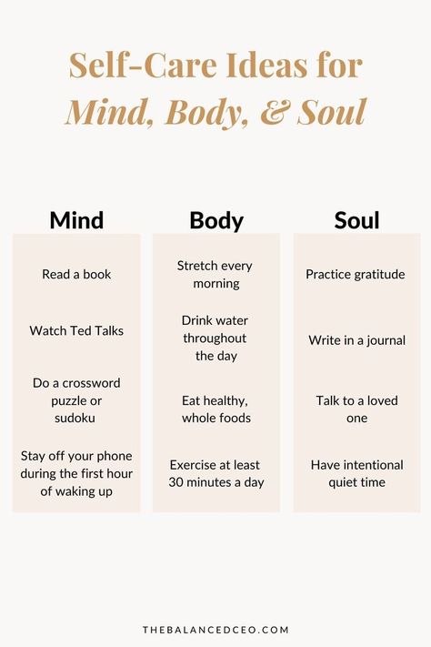 Here are self-care ideas to help nourish your mind, body, and soul! Take Care Of Your Mind, Body Quotes, Wellness Quotes, Body Balance, Soul Quotes, Mind Body And Soul, Care Quotes, Mind Body Spirit, Practice Gratitude